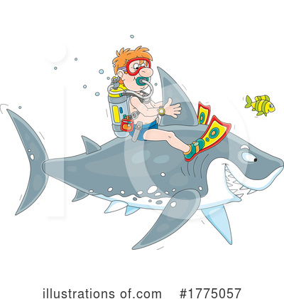 Diving Clipart #1775057 by Alex Bannykh