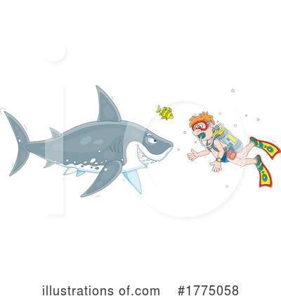 Diving Clipart #1775058 by Alex Bannykh
