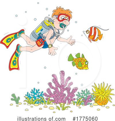 Underwater Clipart #1775060 by Alex Bannykh