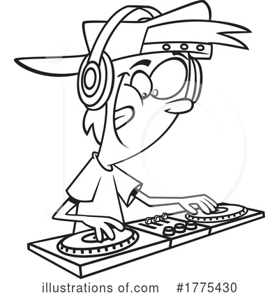 Dj Clipart #1775430 by toonaday