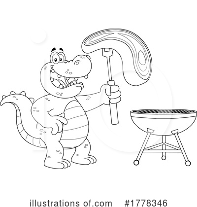 Grill Clipart #1778346 by Hit Toon