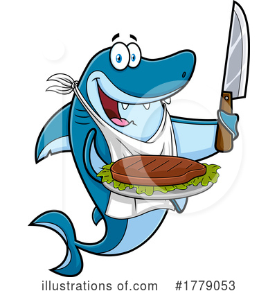 Sharks Clipart #1779053 by Hit Toon