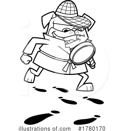 Detective Clipart #1780170 by Hit Toon