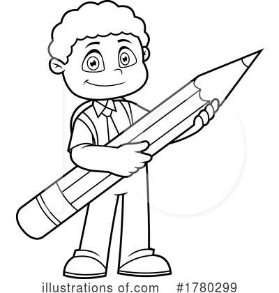 Pencils Clipart #1780299 by Hit Toon