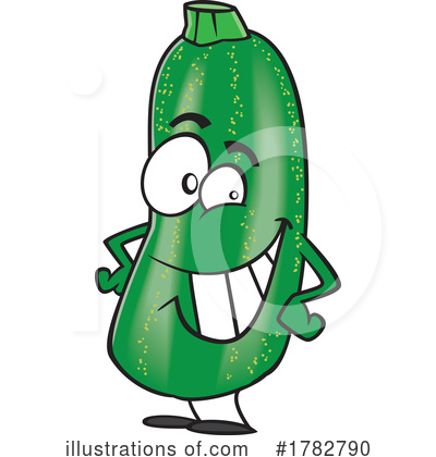 Zucchini Clipart #1782790 by toonaday