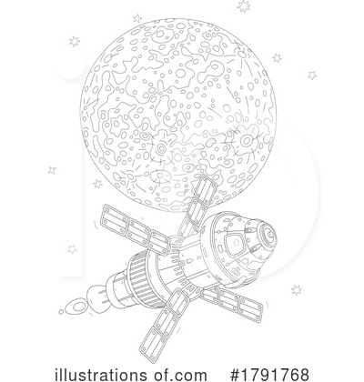 Outer Space Clipart #1791768 by Alex Bannykh