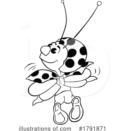 Ladybugs Clipart #1791871 by dero