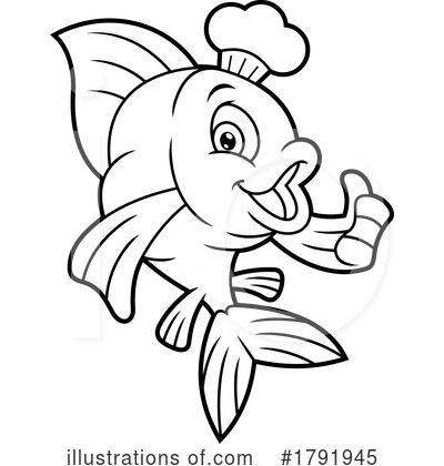 Goldfish Clipart #1791945 by Hit Toon