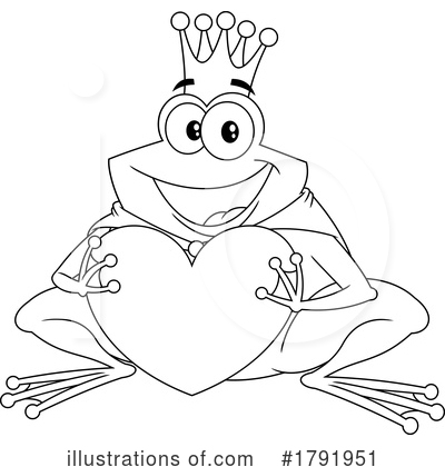 Frog Prince Clipart #1791951 by Hit Toon