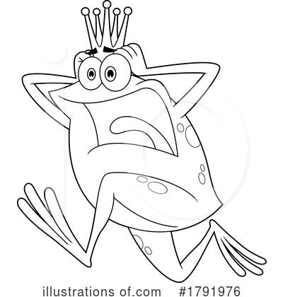 Frog Prince Clipart #1791976 by Hit Toon