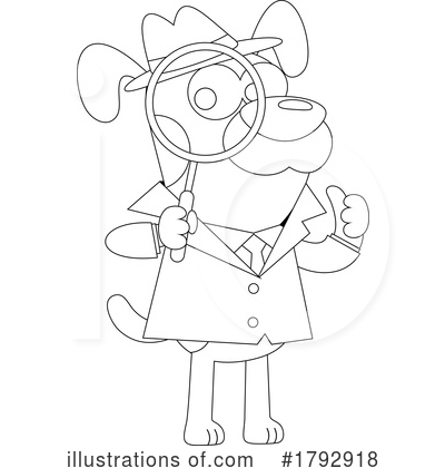Investigator Clipart #1792918 by Hit Toon