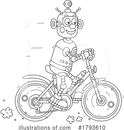 Bicycle Clipart #1793610 by Alex Bannykh