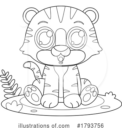 Tiger Clipart #1793756 by Hit Toon