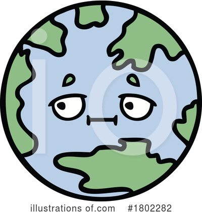 Earth Clipart #1802282 by lineartestpilot