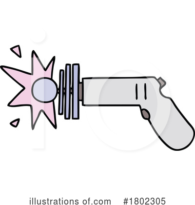 Ray Guns Clipart #1802305 by lineartestpilot