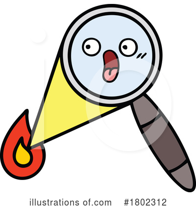Magnifying Glass Clipart #1802312 by lineartestpilot