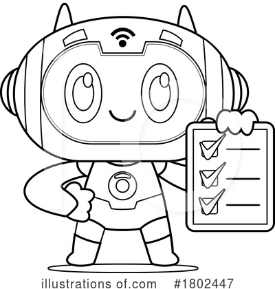 Robot Clipart #1802447 by Hit Toon
