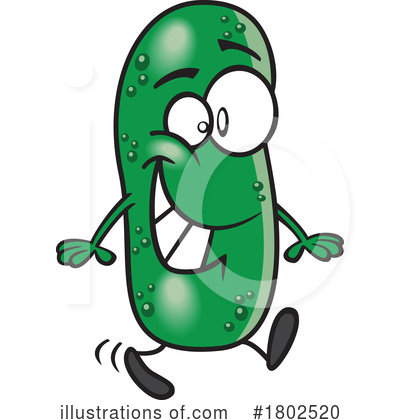 Cucumber Clipart #1802520 by toonaday