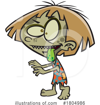 Zombies Clipart #1804986 by toonaday
