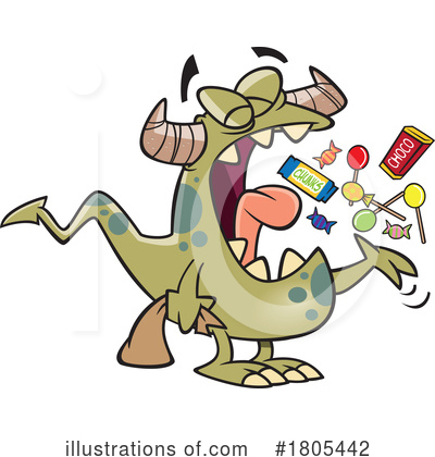 Monsters Clipart #1805442 by toonaday