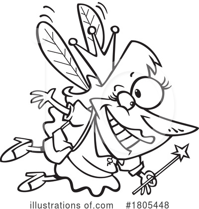 Fairy Godmother Clipart #1805448 by toonaday