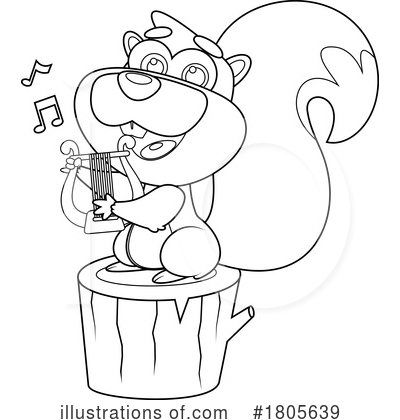 Squirrel Clipart #1805639 by Hit Toon