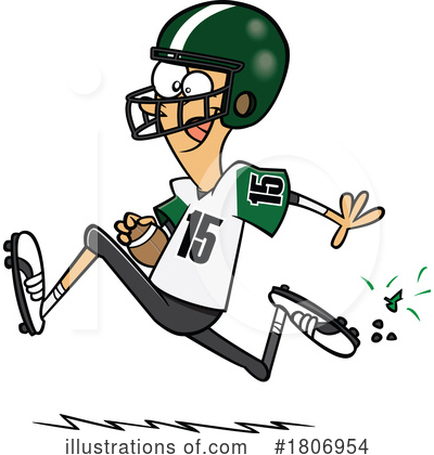 Football Players Clipart #1806954 by toonaday