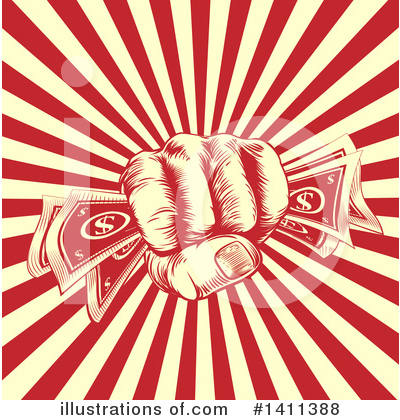 Royalty-Free (RF) Cash Clipart Illustration by AtStockIllustration - Stock Sample #1411388