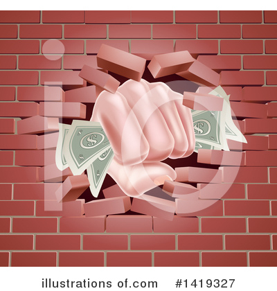 Royalty-Free (RF) Cash Clipart Illustration by AtStockIllustration - Stock Sample #1419327