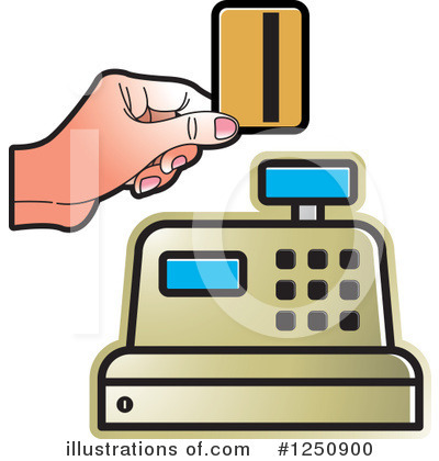 Royalty-Free (RF) Cash Register Clipart Illustration by Lal Perera - Stock Sample #1250900