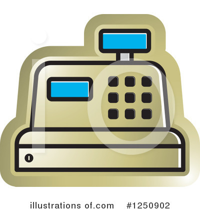 Royalty-Free (RF) Cash Register Clipart Illustration by Lal Perera - Stock Sample #1250902