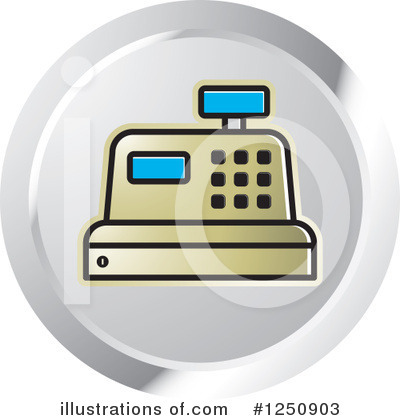 Royalty-Free (RF) Cash Register Clipart Illustration by Lal Perera - Stock Sample #1250903