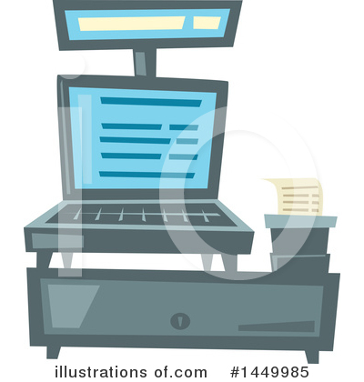 Cash Register Clipart #1449985 by Vector Tradition SM