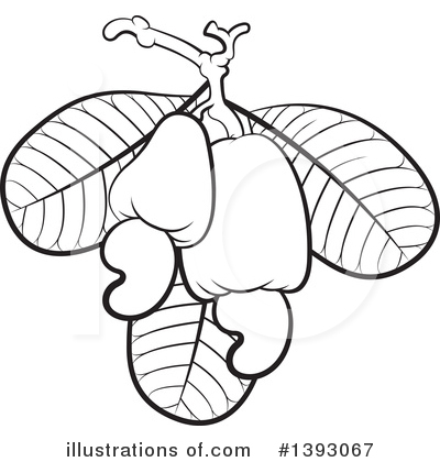 Cashew Clipart #1393067 by Lal Perera