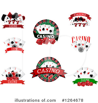 Royalty-Free (RF) Casino Clipart Illustration by Vector Tradition SM - Stock Sample #1264678
