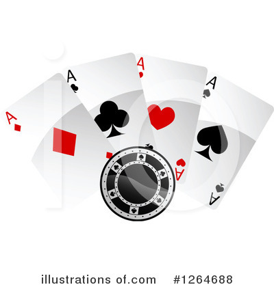 Playing Cards Clipart #1264688 by Vector Tradition SM