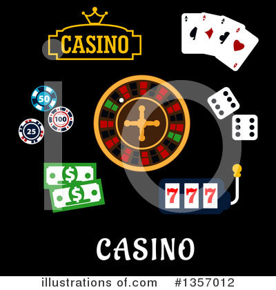Royalty-Free (RF) Casino Clipart Illustration by Vector Tradition SM - Stock Sample #1357012