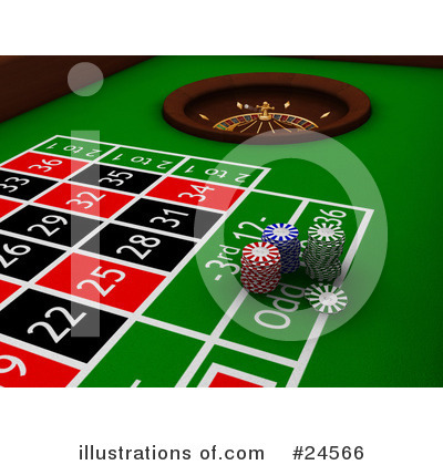 Roulette Wheel Clipart #24566 by KJ Pargeter