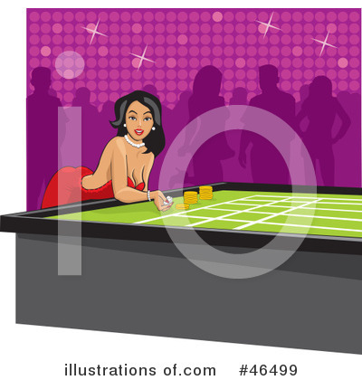 Royalty-Free (RF) Casino Clipart Illustration by David Rey - Stock Sample #46499