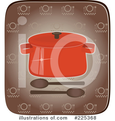 Royalty-Free (RF) Casserole Clipart Illustration by Melisende Vector - Stock Sample #225368