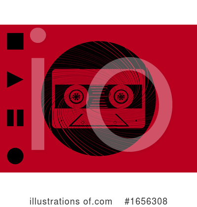 Royalty-Free (RF) Cassette Clipart Illustration by elaineitalia - Stock Sample #1656308