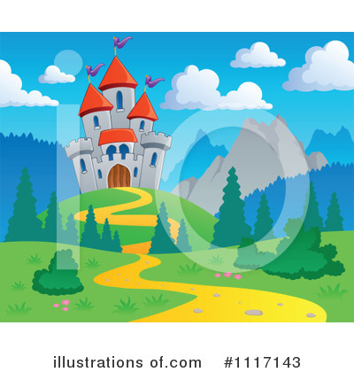 Royalty-Free (RF) Castle Clipart Illustration by visekart - Stock Sample #1117143