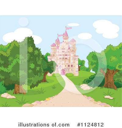 Royalty-Free (RF) Castle Clipart Illustration by Pushkin - Stock Sample #1124812