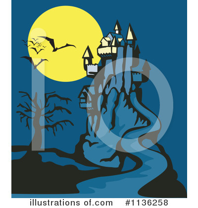 Royalty-Free (RF) Castle Clipart Illustration by patrimonio - Stock Sample #1136258