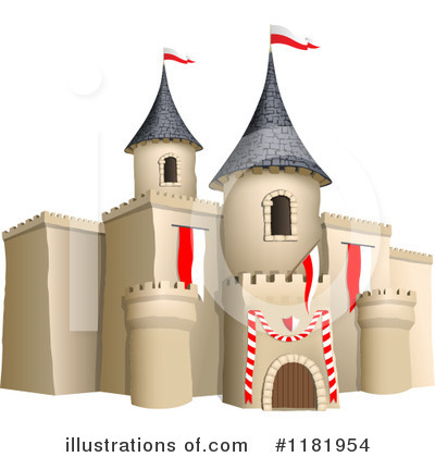 Royalty-Free (RF) Castle Clipart Illustration by dero - Stock Sample #1181954