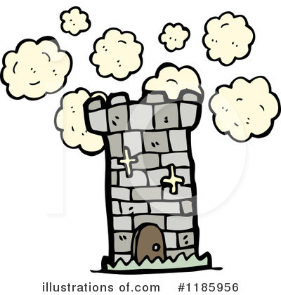 Castle Tower Clipart #1185956 by lineartestpilot