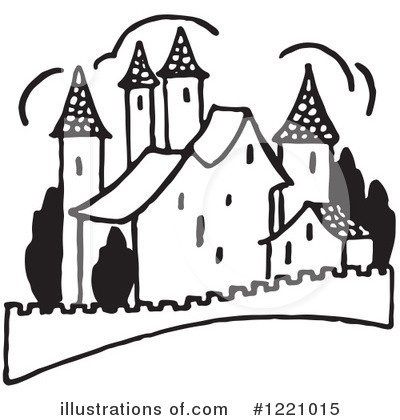 Royalty-Free (RF) Castle Clipart Illustration by Picsburg - Stock Sample #1221015
