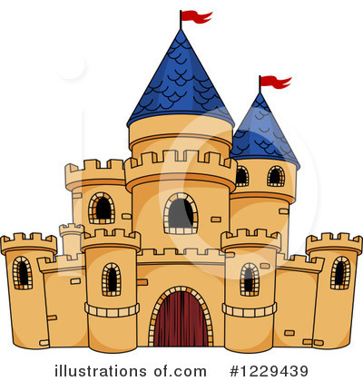 Royalty-Free (RF) Castle Clipart Illustration by Vector Tradition SM - Stock Sample #1229439