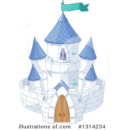 Royalty-Free (RF) Castle Clipart Illustration by Pushkin - Stock Sample #1314234