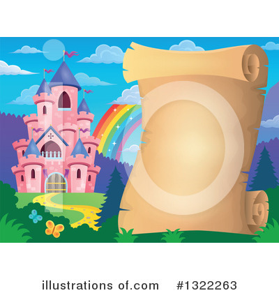 Royalty-Free (RF) Castle Clipart Illustration by visekart - Stock Sample #1322263